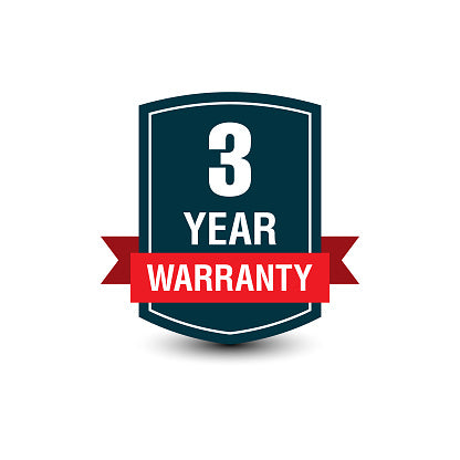 3-Year Warranty